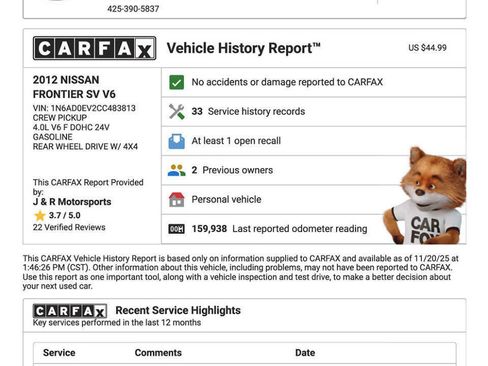 Used 2012 Nissan Frontier SV image 27