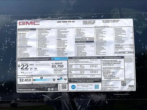New 2026 GMC Yukon AT4 w/ AT4 Premium Plus Package AWD/4WD image 15