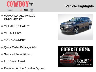 Used 2022 Jeep Compass Latitude w/ Sun and Sound Group