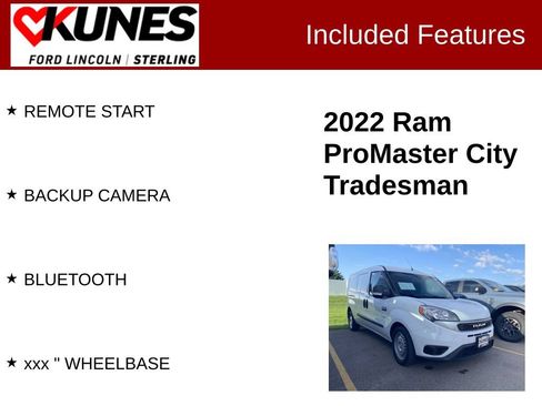 Used 2022 RAM ProMaster City Tradesman FWD image 2