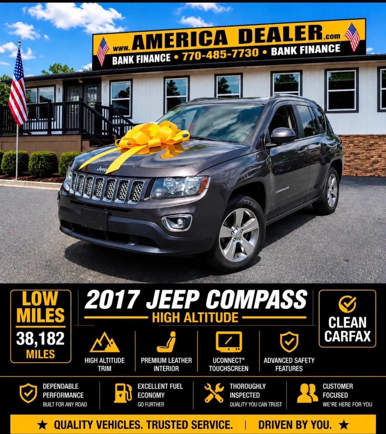 Used 2017 Jeep Compass High Altitude FWD image 24