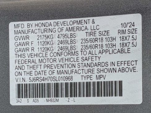 Certified 2025 Honda CR-V EX-L image 33
