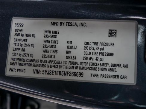 Used 2022 Tesla Model 3 Long Range image 41