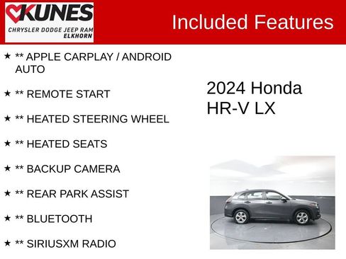 Used 2024 Honda HR-V LX image 2