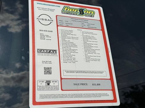 Certified 2024 Nissan Armada Platinum w/ Captain's Chairs Package RWD image 29