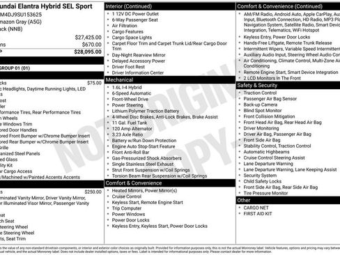 New 2025 Hyundai Elantra SEL image 26