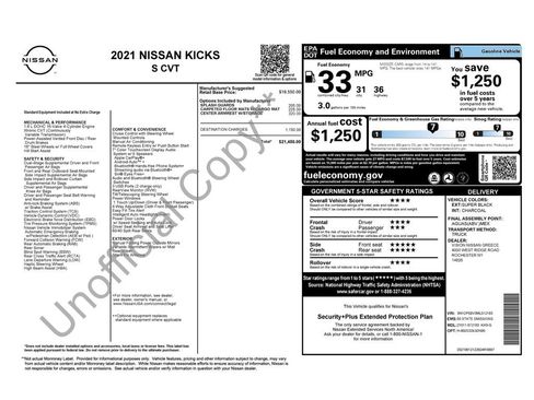 Used 2021 Nissan Kicks S image 32