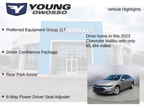 Used 2023 Chevrolet Malibu LT w/ Driver Confidence Package FWD image 7