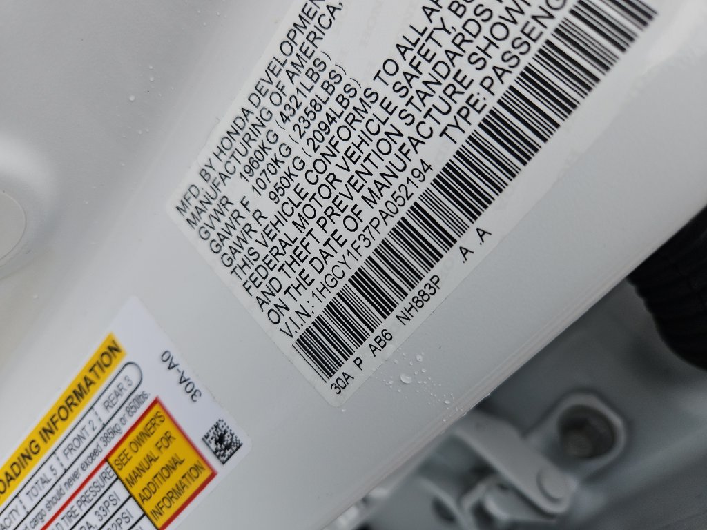 Certified 2023 Honda Accord EX image 14