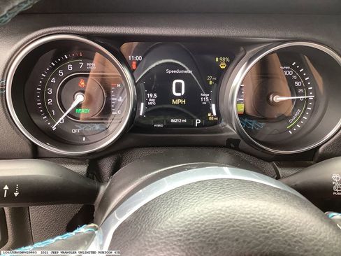 Used 2021 Jeep Wrangler Unlimited Rubicon 4xe w/ Cold Weather Group image 8