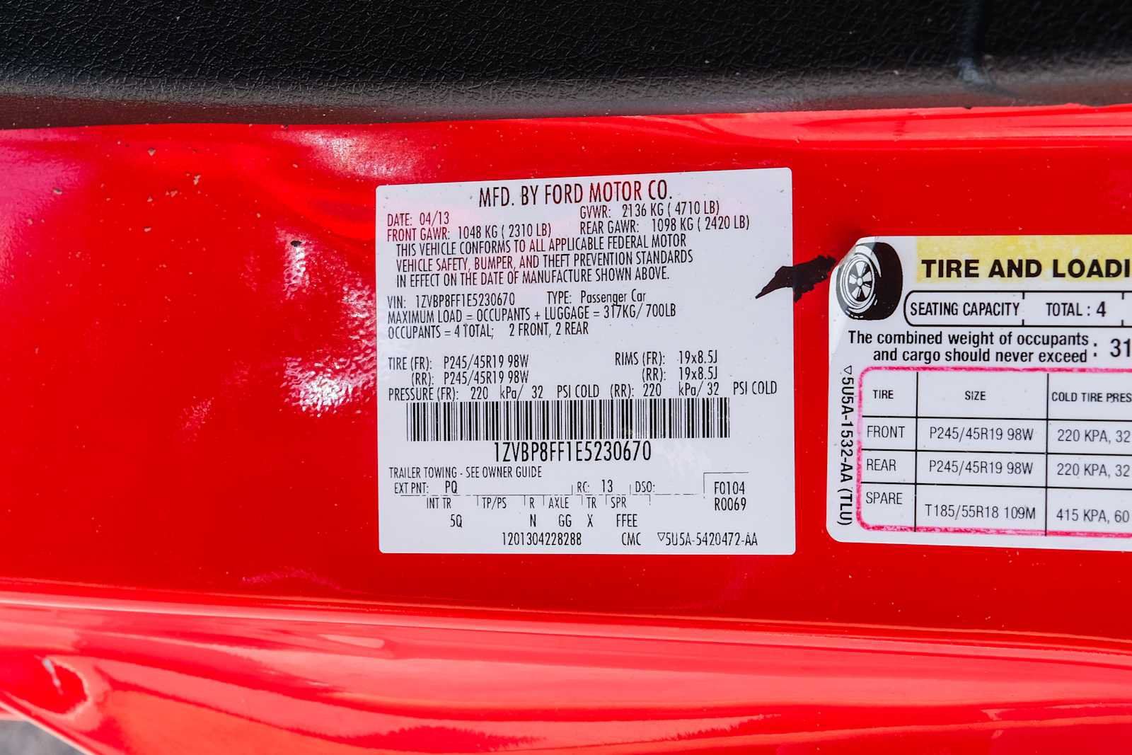 Used 2014 Ford Mustang GT Premium w/ Electronics Package RWD image 45