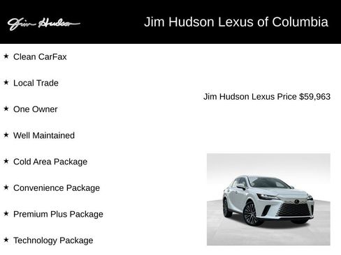 Certified 2024 Lexus RX 350 w/ Convenience Package AWD/4WD image 3