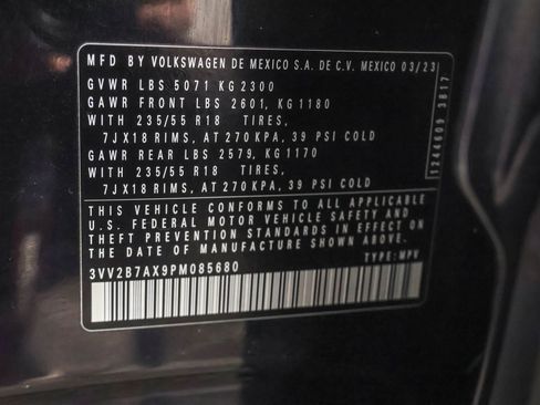 Used 2023 Volkswagen Tiguan SE image 49