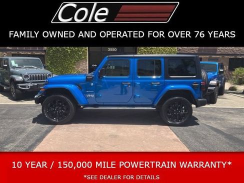 Certified 2023 Jeep Wrangler Unlimited Sahara w/ Cold Weather Group AWD/4WD image 1