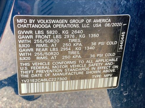 Used 2020 Volkswagen Atlas Cross Sport SE AWD/4WD image 37