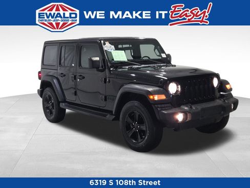 Certified 2022 Jeep Wrangler Unlimited Sport AWD/4WD image 1