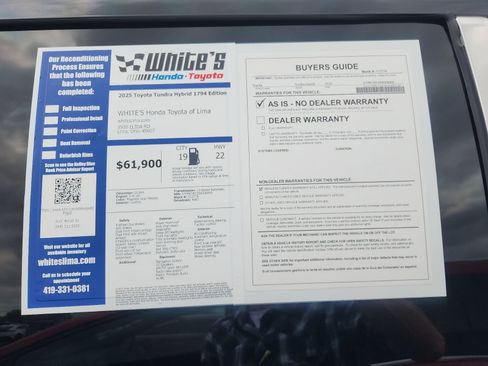 Used 2025 Toyota Tundra 1794 Edition w/ TRD Off-Road Package AWD/4WD image 32