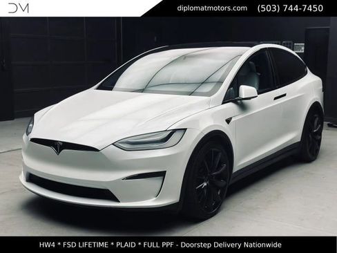 Used 2023 Tesla Model X Plaid AWD/4WD image 1