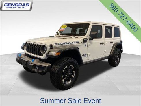 Certified 2025 Jeep Wrangler Unlimited Rubicon 4xe w/ Safety Group AWD/4WD image 4