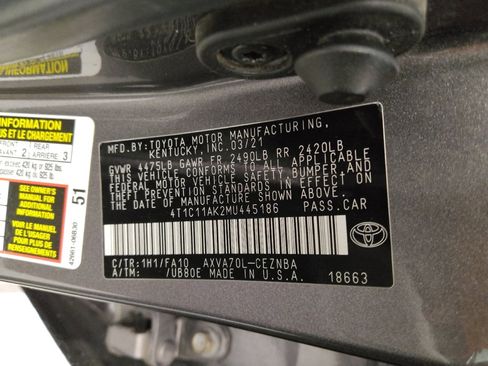 Used 2021 Toyota Camry LE FWD image 33
