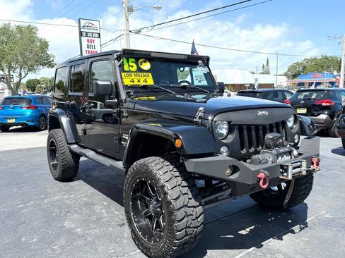 Used 2015 Jeep Wrangler Unlimited Sahara w/ Connectivity Group image 1
