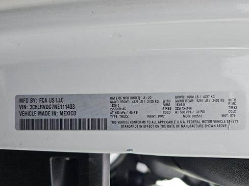 Used 2022 RAM ProMaster 2500 w/ Interior LED Lighting Group FWD image 20