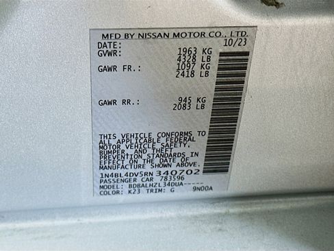 Used 2024 Nissan Altima 2.5 SV image 12