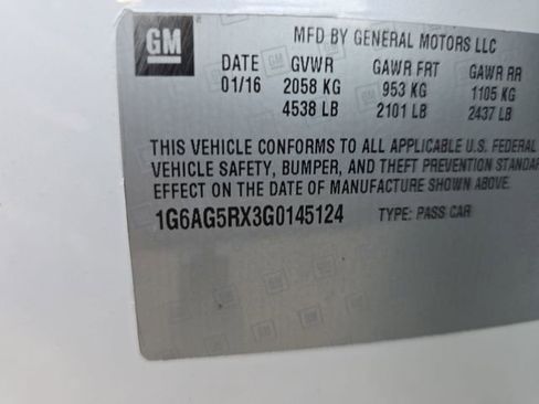 Used 2016 Cadillac ATS 2.0T AWD Sedan image 35