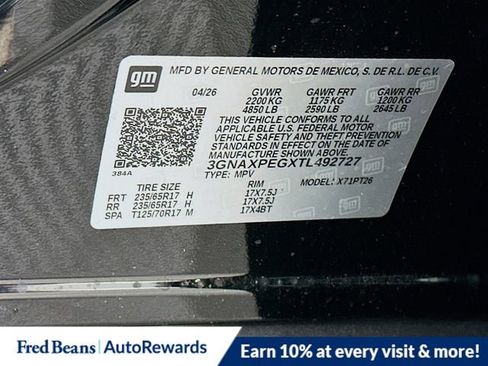 New 2026 Chevrolet Equinox LT AWD/4WD image 25