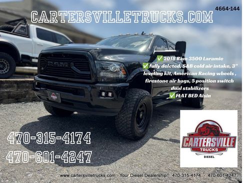 Used 2018 RAM 3500 Laramie w/ Sport Appearance Group AWD/4WD image 1