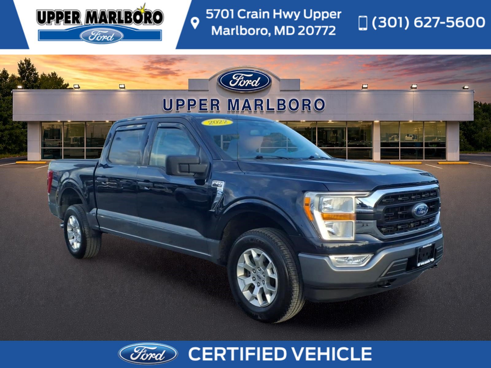 Certified 2022 Ford F150 XLT w/ Equipment Group 301A Mid AWD/4WD image 1