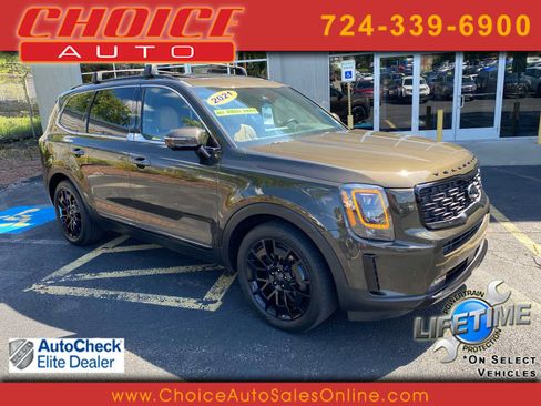 Used 2021 Kia Telluride SX w/ Nightfall Edition Package AWD/4WD image 1