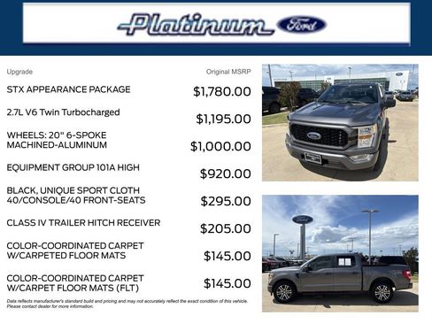 Used 2021 Ford F150 XL w/ STX Appearance Package RWD image 11