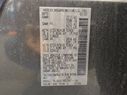 Used 2020 Nissan Pathfinder S image 33