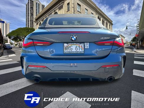 Used 2022 BMW 430i Convertible w/ M Sport Package RWD image 7