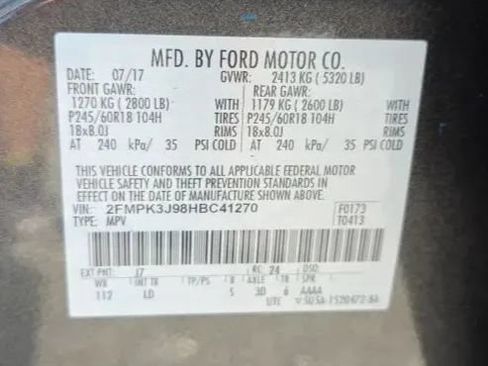 Used 2017 Ford Edge SEL w/ Equipment Group 201A FWD image 57