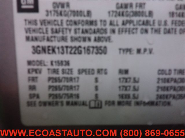 Used 2002 Chevrolet Avalanche 4x4 w/ Off-Road Suspension Pkg image 17