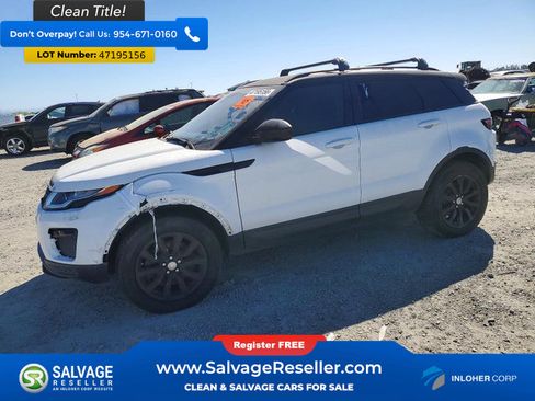 Used 2018 Land Rover Range Rover Evoque AWD/4WD image 1