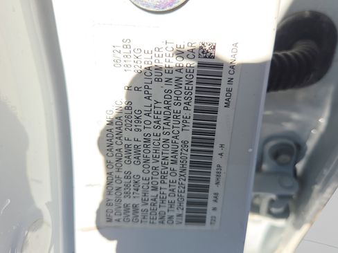 Certified 2022 Honda Civic LX image 29