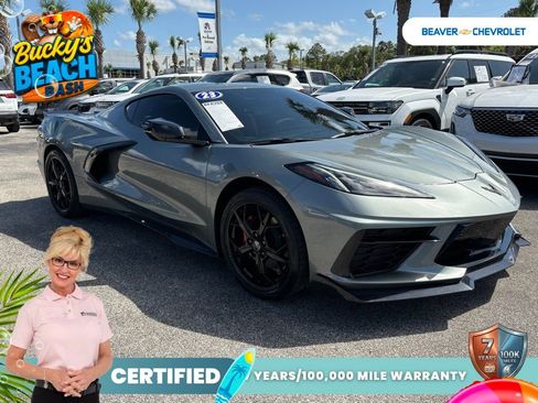 Used 2023 Chevrolet Corvette Stingray Premium Cpe w/ Engine Appearance Package RWD image 9