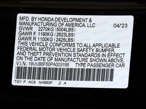 Certified 2023 Acura TLX SH-AWD w/ A-SPEC Pkg image 37