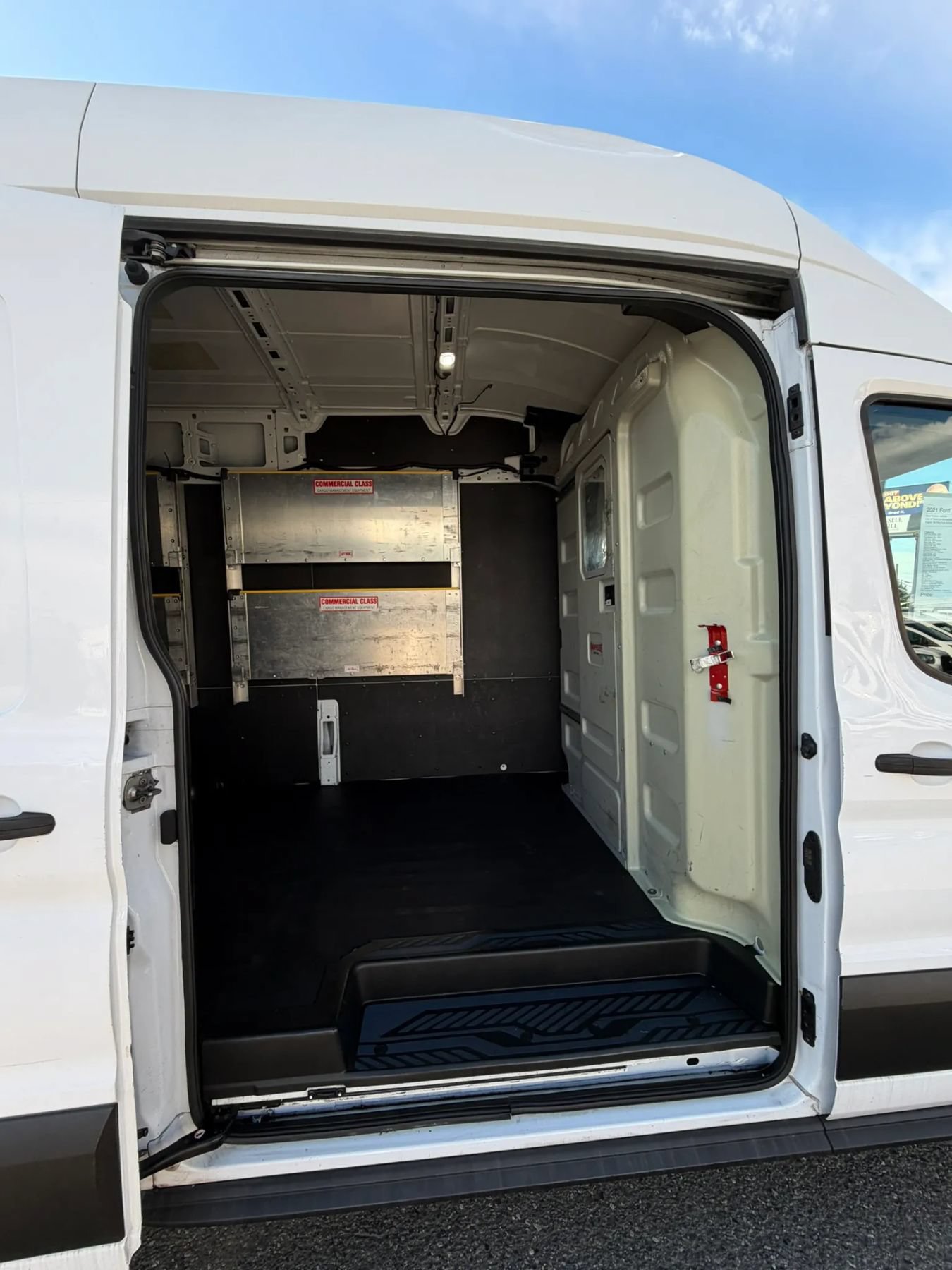 Used 2021 Ford Transit 350 148 High Roof Extended w/ Load Area Protection Package RWD image 19