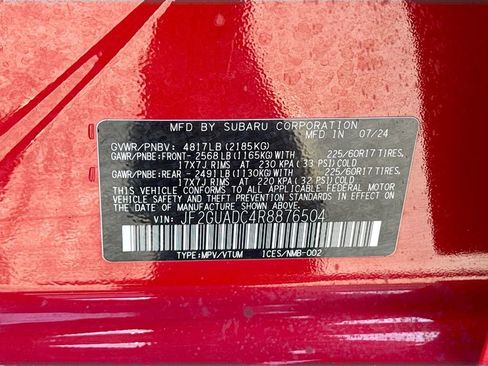 Certified 2024 Subaru Crosstrek 2.0i Premium image 28