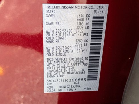 Certified 2025 Nissan Murano SL image 26