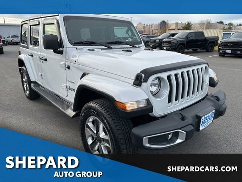 Used 2020 Jeep Wrangler Unlimited Sahara image 1
