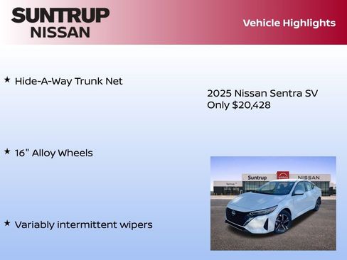 New 2025 Nissan Sentra SV w/ All-Weather Package image 40