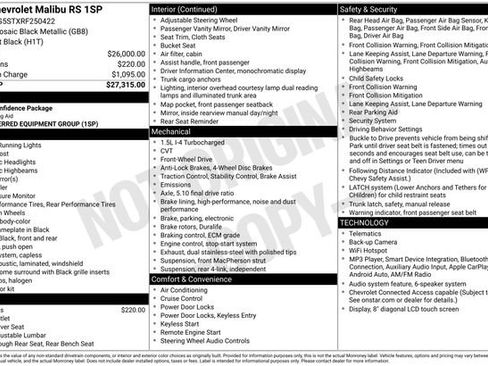 Used 2024 Chevrolet Malibu RS FWD image 9