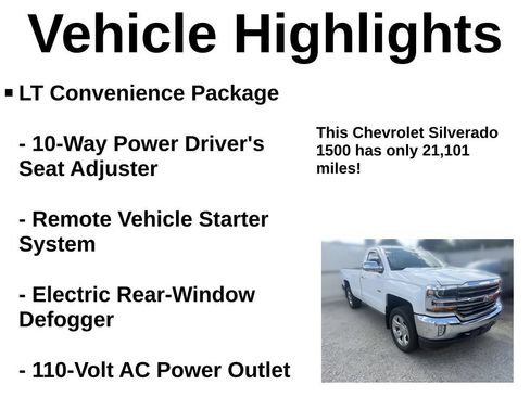 Used 2018 Chevrolet Silverado 1500 LT w/ LT Convenience Package AWD/4WD image 7