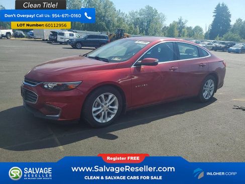 Used 2017 Chevrolet Malibu Hybrid w/ Leather Package FWD image 1