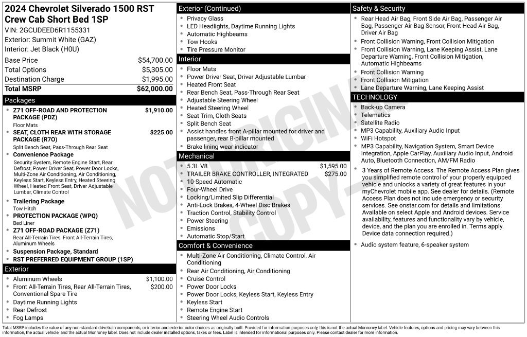 Used 2024 Chevrolet Silverado 1500 RST AWD/4WD image 25